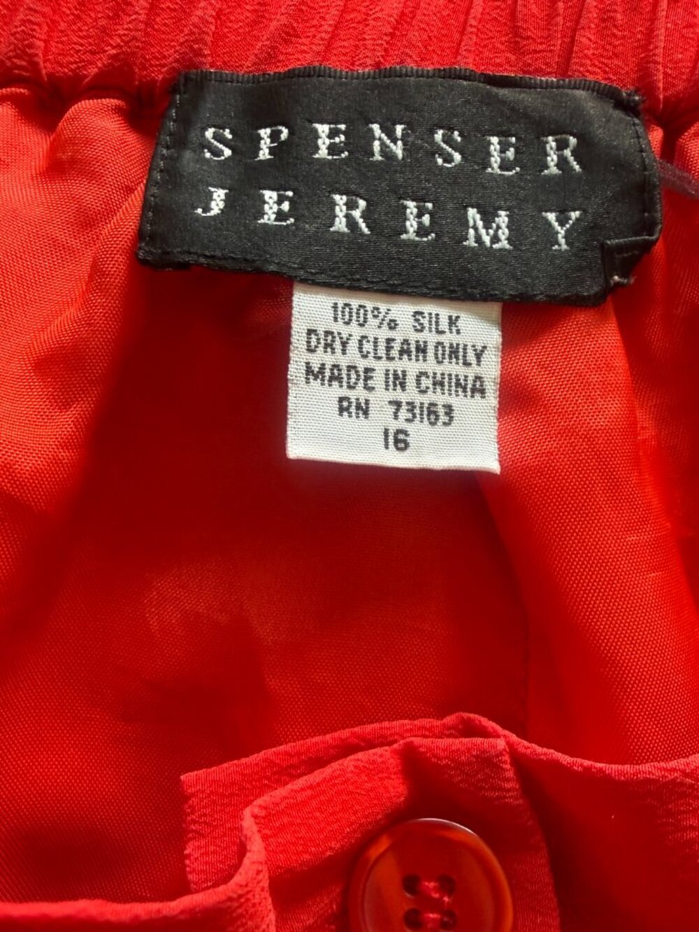 100% silk Spenser Jeremy pants. - Picture 5 of 5